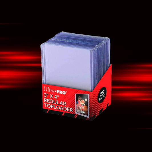 Ultra Pro – Regular Toploader – 3” x 4” (25 Stück)