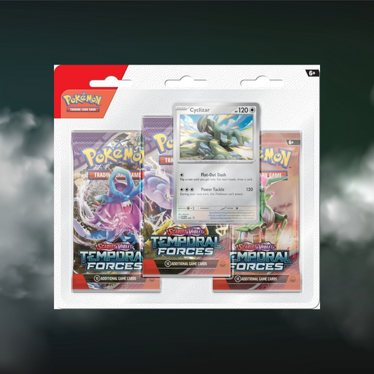 Pokemon Temporal Forces 3er-Pack Blister – Cyclizar-(EN)